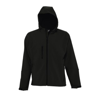 Chaqueta polar softshell para hombre con capucha personalizada